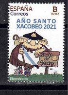 ESPAÑA 2021 ** MNH ED. 5488 AÑO SANTO XACOBEO 2021 - Ungebraucht