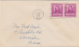 1940 United States 3 C Famous Americans Diplomat/satirist First Day Cover - 1851-1940