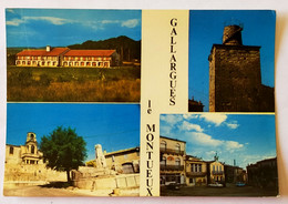 670/CPM - 30 Gallargues Le Montueux - Multivues - Clinique Des Oliviers - Place De La Mairie - Le Temple Et La Tour - Gallargues-le-Montueux