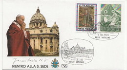 Lettre Vatican Le Pape - Franking Machines (EMA)