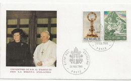 Lettre Visite Du Pape Hollande - Franking Machines (EMA)