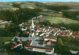 CPM - BIDACHE - VUE GÉNÉRALE AÉRIENNE ET GROUPE SCOLAIRE - Bidache