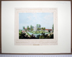 Volkardey Bei Ratingen - Farblithographie Um 1870 - Ratingen