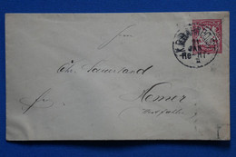 T23 BAYERN BELLE LETTRE 1886  POUR HEMER + AFFRANCHISSEMENT INTERESSANT - Postal  Stationery