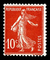 N°138c * 10c Rouge écarlate, TTB Cote 230€ - Unused Stamps