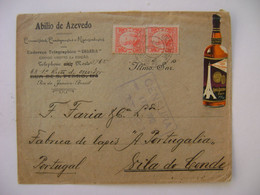 BRAZIL - LETTER SENT FROM RIO DE JANEIRO TO VILLA DO CONDE (PORTUGAL) IN 1917 WITH STAMP OF CENSORSHIP IN THE STATE - Storia Postale