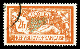 N°145c Oblitéré 2F Orange Et Vert-bleu: Cassure Dans Le Bas De L'écusson, TTB Cote 305€ - Nuovi