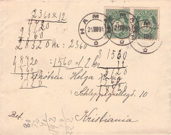 NORWAY - LETTER 1904 HAMAR > KRISTIANIA  /QF266 - Briefe U. Dokumente