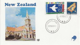 Lettre Visite Du Pape New Zealand - Lettres & Documents