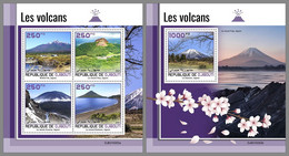 DJIBOUTI 2021 MNH Volcanoes Vulkane Volcans M/S+S/S - OFFICIAL ISSUE - DHQ2122 - Volcanos