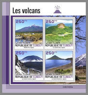 DJIBOUTI 2021 MNH Volcanoes Vulkane Volcans M/S - IMPERFORATED - DHQ2122 - Volcanos