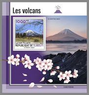 DJIBOUTI 2021 MNH Volcanoes Vulkane Volcans S/S - IMPERFORATED - DHQ2122 - Volcanos