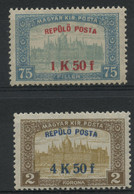 Hongrie (1918) PA N 1 A 2 (Luxe) - Unused Stamps