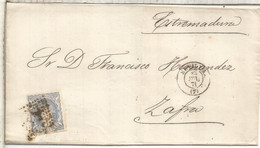 ENVUELTA 1871 SEVILLA A ZAFRA BADAJOZ - Lettres & Documents