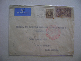 ENGLAND - LETTER SENT FROM NOTTINGHAM TO RIO DE JANEIRO (BRAZIL) IN 1937 IN THE STATE - Storia Postale