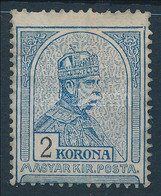 * 1909 Turul 2K 1. Vízjelállás (20.000) (falcos, De Pici Gumihiányokkal / Gum Disturbances) - Sonstige & Ohne Zuordnung