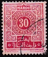 MAROC PROTECTORAT 1917-26 Timbre Taxe Y&T TT N° 31 Oblitéré Used (2) - Impuestos