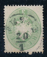 O 1863 3kr Zöld, Kimaradt Foglyuk / Green, Perforation Error "PESTH" - Other & Unclassified