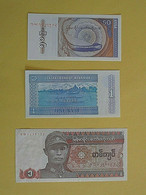 Lot De 3 Billets Neufs Du MYANMAR. - Myanmar