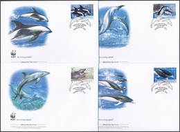 2009 WWF: Delfin Sor 4 Db FDC-n Mi 3205-3208 - Otros & Sin Clasificación