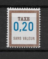 Fictif Taxe N° 29 De 1972 ** TTBE - Cote Y&T 2022 De 1 € - Finti