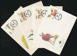 ** 1984 WWF: Antilop Sor Mi 1060-1063 + 4 FDC - Other & Unclassified