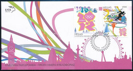 2012 Nyári Olimpia, London Sor FDC-n, Summer Olympics, London Set On FDC Mi 2681-2682 - Sonstige & Ohne Zuordnung