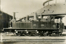 EST Locomotive Tender N°669 * Carte Photo * Ligne Chemin De Fer Est Train Machine Gare Dépôt + 1 Doc Ancien - Trains