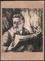 Udvary Pál (1900-1987): Kopits János (1872-1944) Festő, Szobrászművész Portréja. Rézkarc, Papír, Jelzés Nélkül. Lap Szél - Other & Unclassified