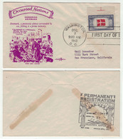 Etats-Unis // FDC // 1941-1950 // 1943 Occupied Nations, Honoring Denmark - 1941-1950