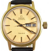 Omega Genéve Automatic Cal 1022 Naptár Funkcióval. Férfi Karóra, Automata Szerkezettel, Acél Tokkal, Jelzett Koronával,  - Other & Unclassified