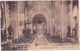 Loire : SAINT RAMBERT SUR LOIRE : Intérieur De L'église - Saint Just Saint Rambert