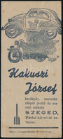 Kakuszi József Kerékpárműhely Szeged Számolócédula - Werbung