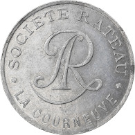 Monnaie, France, Société RATEAU, La Courneuve, 5 Centimes, TTB+, Aluminium - Monétaires / De Nécessité