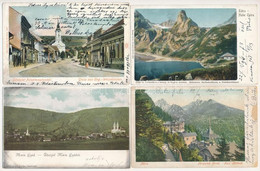 **, * 25 Db RÉGI Hosszúcímzéses Város Képeslap: 10 Magyar és 15 Külföldi / 25 Pre-1910 Town-view Postcards: Hungarian An - Ohne Zuordnung