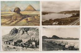 **, * 12 Db RÉGI Külföldi Város Képeslap Vegyes Minőségben / 12 Pre-1945 European And Egyptian Town-view Postcards In Mi - Ohne Zuordnung