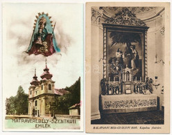 * 2 Db RÉGI Magyar Város Képeslap: Mátraverebély-Szentkút és Balatonfüred / 2 Pre-1945 Hungarian Town-view Postcards - Ohne Zuordnung