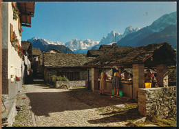 °°° 28054 - SWITZERLAND - GR - SOGLIO IM BERGELL MIT BONDASCAGRUPPE °°° - Soglio