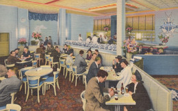 Washington DC, Silver Fox Cocktail Lounge Interior View, C1940s Vintage Curteich Linen Postcard - Washington DC