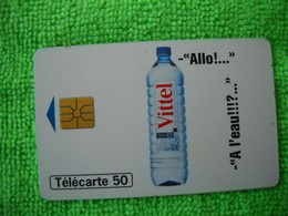 7092 Télécarte Collection Allo!  VITTEL  A L'eau !!!!  (Boisson Eau )   50u  ( Recto Verso)  Carte Téléphonique - Alimentazioni