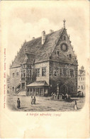 ** T3 Bártfa, Bardiov, Bardejov; Városháza 1505-ben. Myskovszki Viktor Kiadása / Town Hall In 1505 (fl) - Ohne Zuordnung