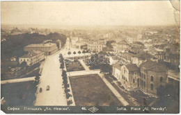 T3/T4 1934 Sofia, Place Al. Nevsky / Square (r) - Unclassified