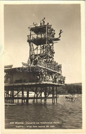 T1/T2 Varna, Vue Des Bains De Mer / Beachm, Diving Tower - Unclassified