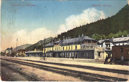 T2/T3 1913 Jesenice, Assling, Aßling; Bahnhof / Kolodvor / Railway Station, Train (EK) - Unclassified