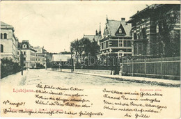 T2 ~1899 (Vorläufer) Ljubljana, Laibach; Erjavceve Ulice / Street - Unclassified