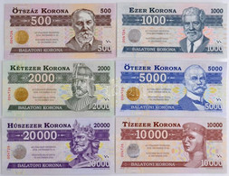 2012. 500 Balatoni Korona + 1000 Balatoni Korona + 2000 Balatoni Korona + 5000 Balatoni Korona + 10.000 Balatoni Korona  - Unclassified