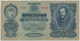 1930. 20P "C 208 045085" T:III Szép Papír Adamo P11 - Ohne Zuordnung