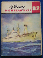 Polish Model Plans PM-092 Ships Oliwa And Pilot 20 - Bâteaux