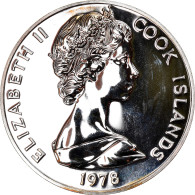 Monnaie, Îles Cook, Elizabeth II, 5 Dollars, 1978, Franklin Mint, USA - Isole Cook