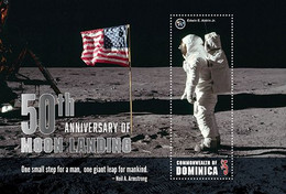 Dominica 2020  Apollo, Moon Landing ,space  I202104 - Dominica (1978-...)